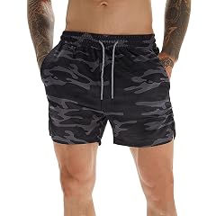 tuduoms Mens 7 Workout Running Shorts Quick Dry Lightweight Boxing Gym Pocket Shorts Pants Training Athletic Jogger Shorts