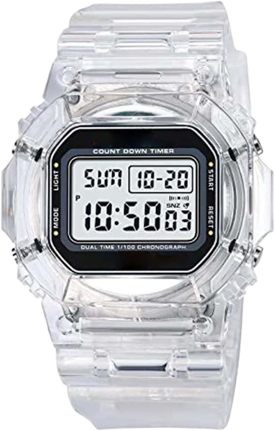 Sports Watch - Digital Chronograph Timer, Waterproof Fitness Tracker, LED Illuminated Multi Function Activity Wristwear | Shock Resistant Tacticals Outdoor Timepiece, Style Adventure Gear