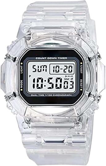 Sports Watch - Digital Chronograph Timer, Waterproof Fitness Tracker, LED Illuminated Multi Function Activity Wristwear | Shock Resistant Tacticals Outdoor Timepiece, Style Adventure Gear