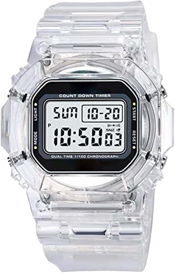 Sports Watch - Digital Chronograph Timer, Waterproof Fitness Tracker, LED Illuminated Multi Function Activity Wristwear | Shock Resistant Tacticals Outdoor Timepiece, Style Adventure Gear
