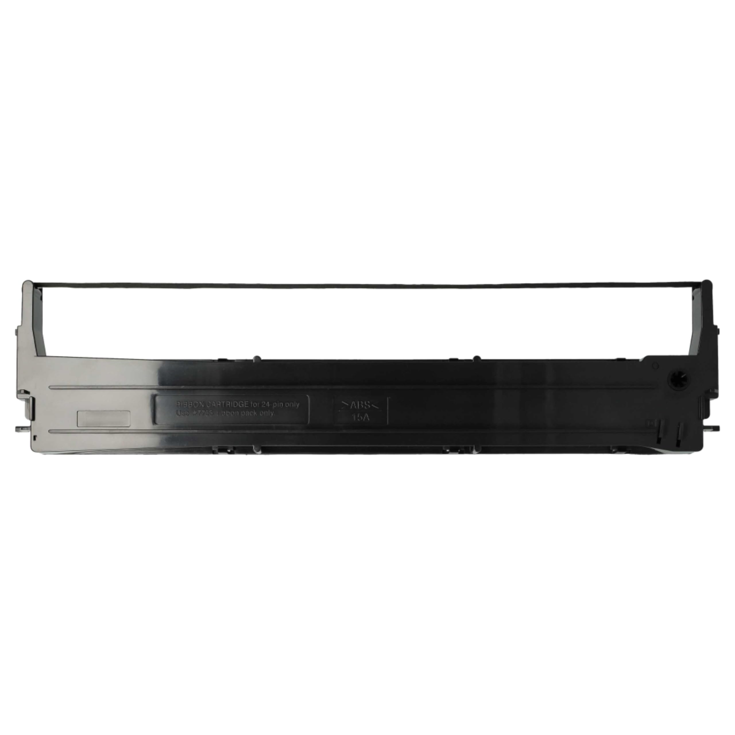 vhbw 10 x taśma barwiąca zamiennik do Epson C13S015021, S015637 do drukarki igłowej, drukarki bonowej - czarna