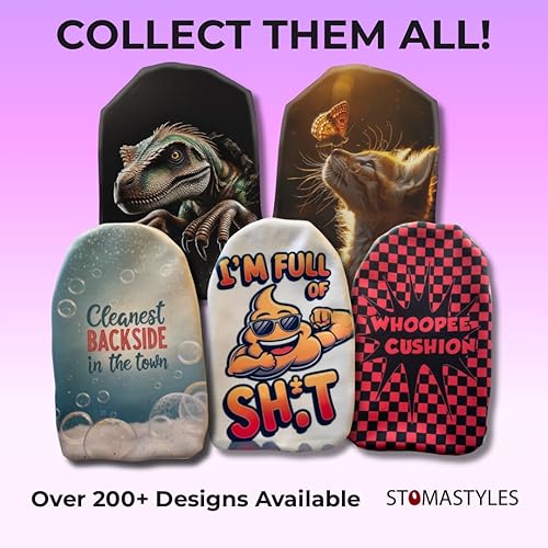 Miniatura 5 de Stop Looking at My Bum Stoma Bag Pouch  Divertida funda de ostomía para colostomía, ileostomía y urostomía  Suave y elástica para mayor comodidad,