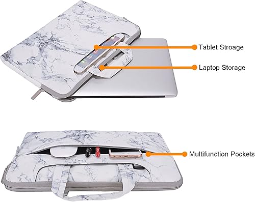 Miniatura 2 de MOSISO Bolsa de hombro para laptop compatible con MacBook Air de 15 pulgadas M2 A2941 2023  Pro 15 A1990 A1707, 15 pulgadas Surface Laptop 543, HP