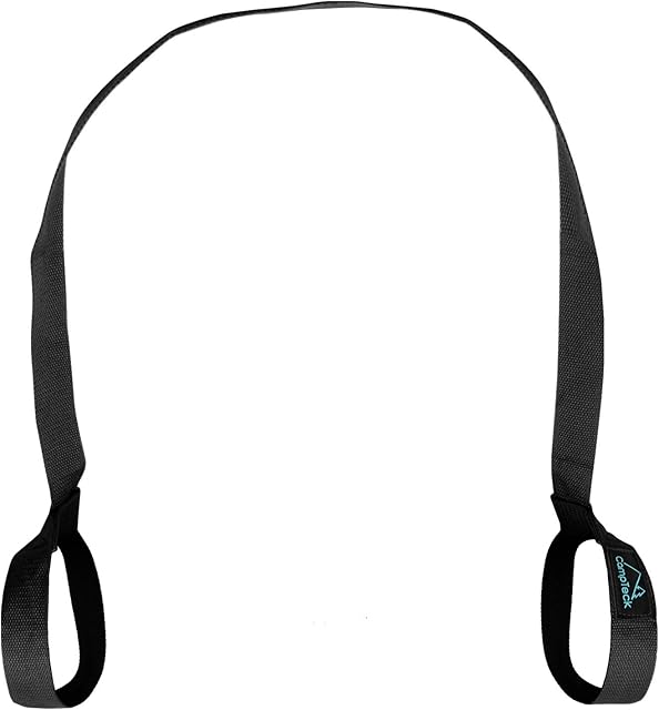 CampTeck Yoga Mat Strap polyester 180cm x 3.8cm adjustable durable shoulder yoga mat sling for Pilates, Exercises, Aerobics, Outdoor and Sports Mats