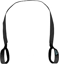 CampTeck Polyester Yoga Mat Strap 180 cm x 3.8 cm Adjustable Sling for Shoulder, Pilates, Yoga, Exercises, Aerobics, Fitness Mat for Outdoor and Sport