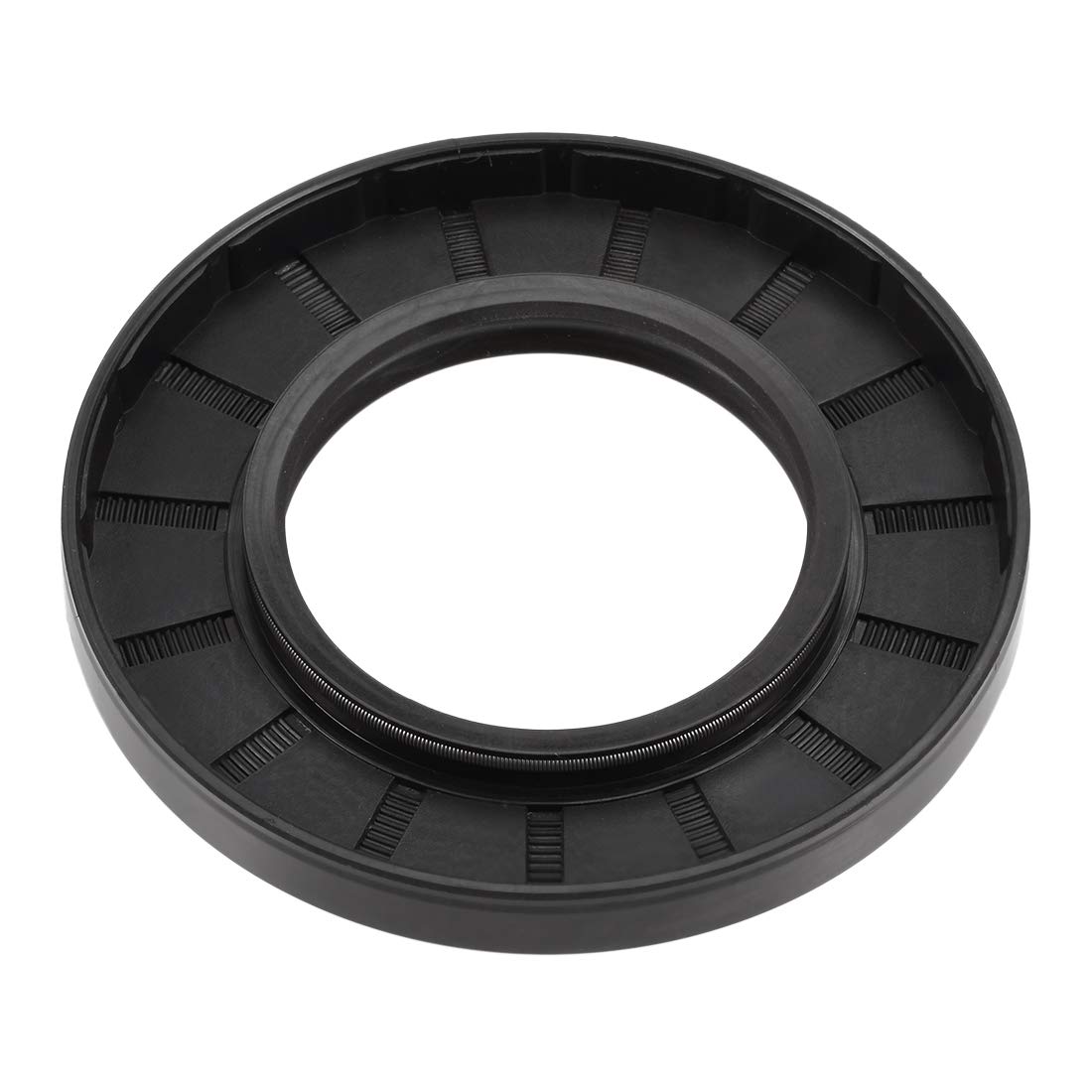 EAI Oil Seal 50mm X 80mm X 10mm (2 PCS) TC Double Lip W/Spring. Metal Case W/Nitrile Rubber Coating - View #2