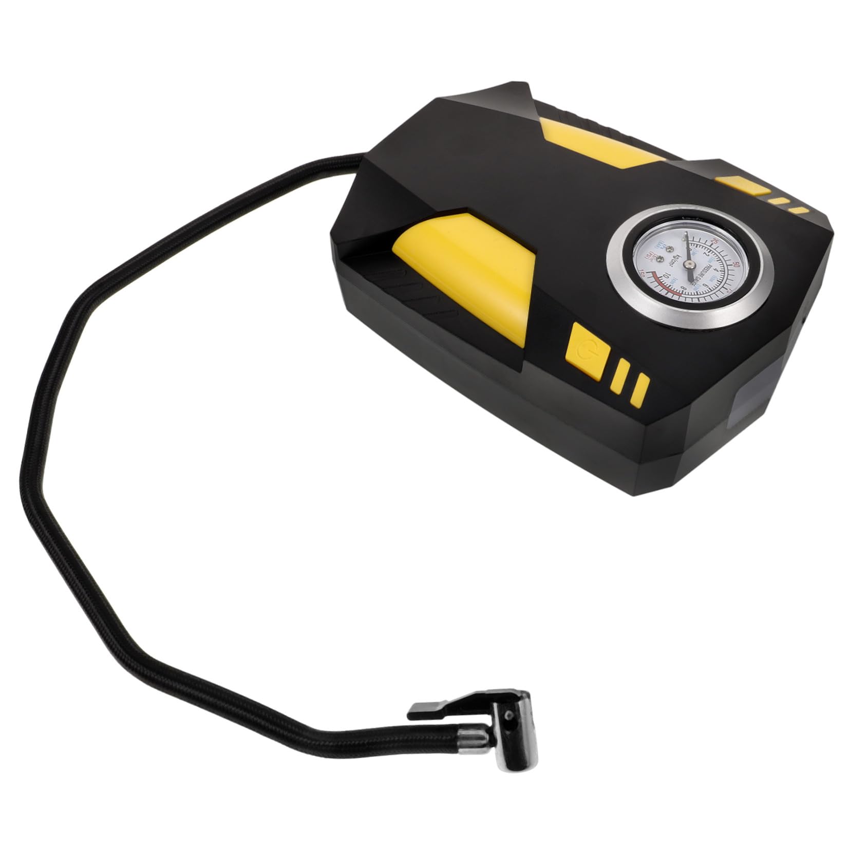 Zerodeko Compressore Portatile Pompa Aria Regolabile per Auto Display Digitale Intelligente per Pneumatici in ABS per Auto e Bicicletta Adatto a Veicoli
