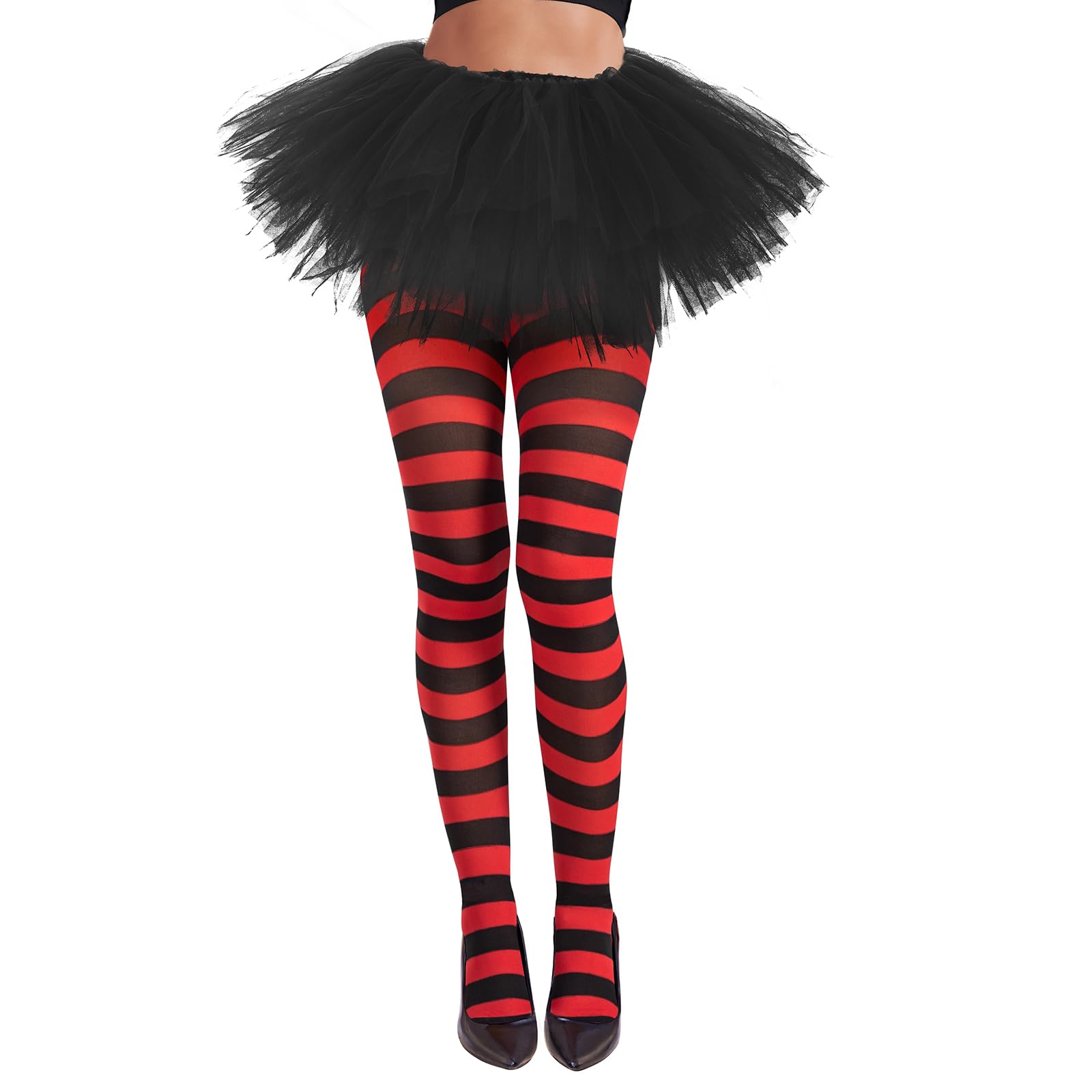 American Trends Striped Tights for Women, Halloween Witch Costume Tights