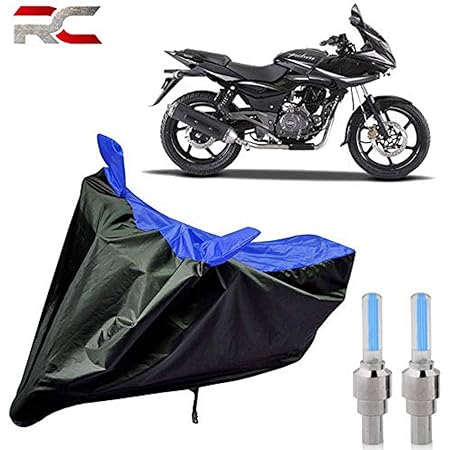 Riderscart सभ स जन म सम व टरप र फ ब इक कवर Bajaj Pulsar 2 इ ड र आउटड र प र ट क शन क म ब स ट र ज ब ग और ट यर ल इट क स थ क ल न ल Amazon In क र और