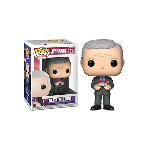 Funko Pop! TV: Jeopardy - Alex Trebek (Styles May Vary), Multicolor