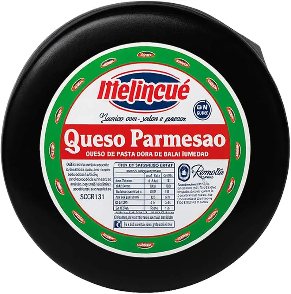 Queijo Parmesão Melincué 1kg Casca Preta 12 meses de Cura | Armazém Seu Luiz