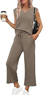 Two Piece Sets for Women Summer Vacation Travel Outfits Business Casual Outfits Matching Sets Women Clothing