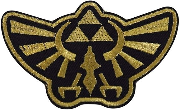 The Legend of Zelda Gold Triforce Crest Embroidered Patch