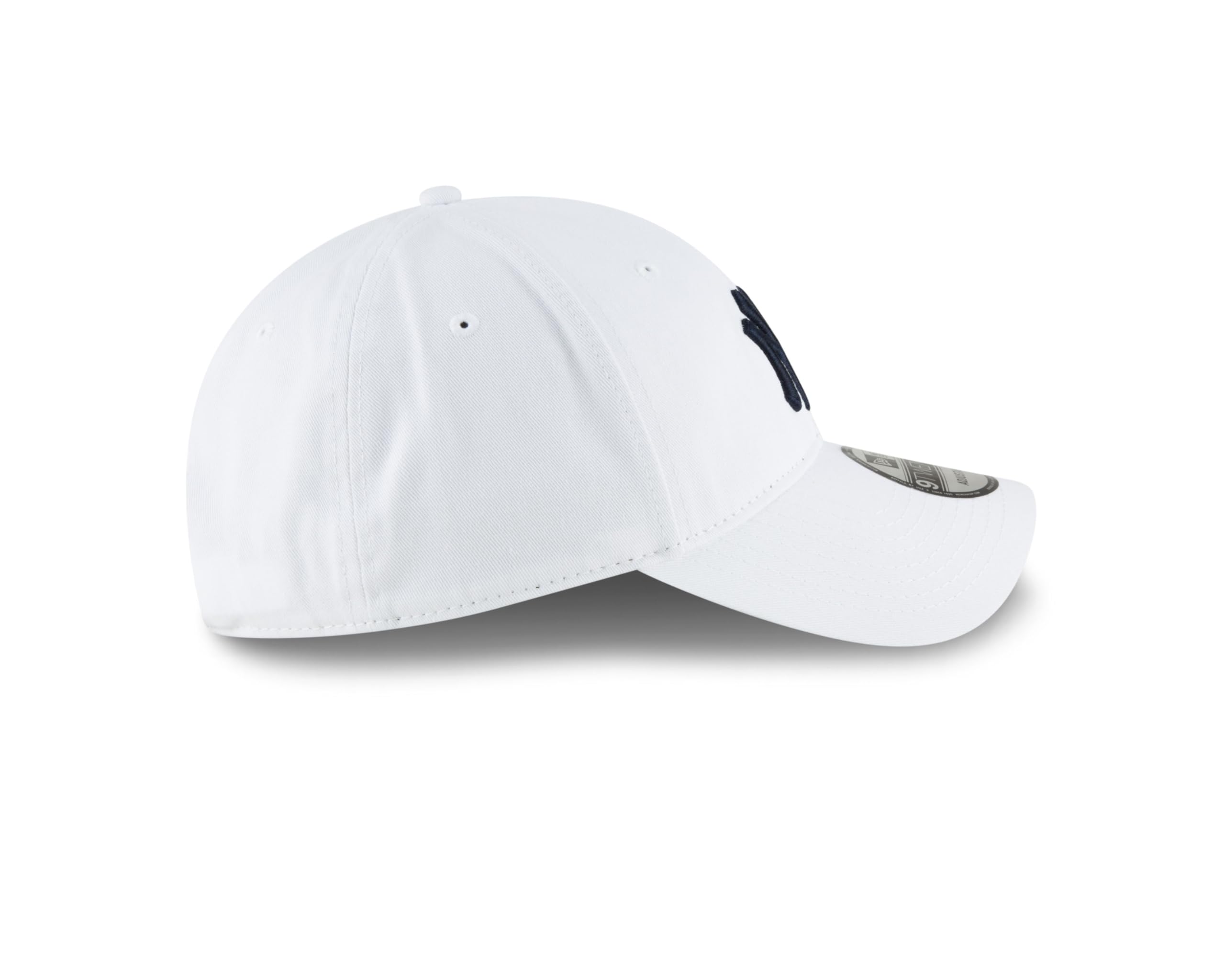 New Era New York Yankees MLB Core Classic Bianco 9Twenty Berretto Regolabile