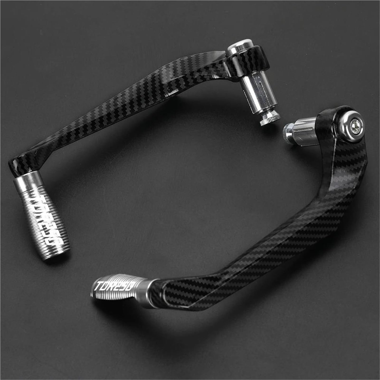 HIZORB Handguards for Y-AMAHA TDR250 TDR 250 1988-1993 1992 1991 1990 1989 Universal Motorcycles Handlebar Grips Guard Brake Clutch Lever Protector(Silver)