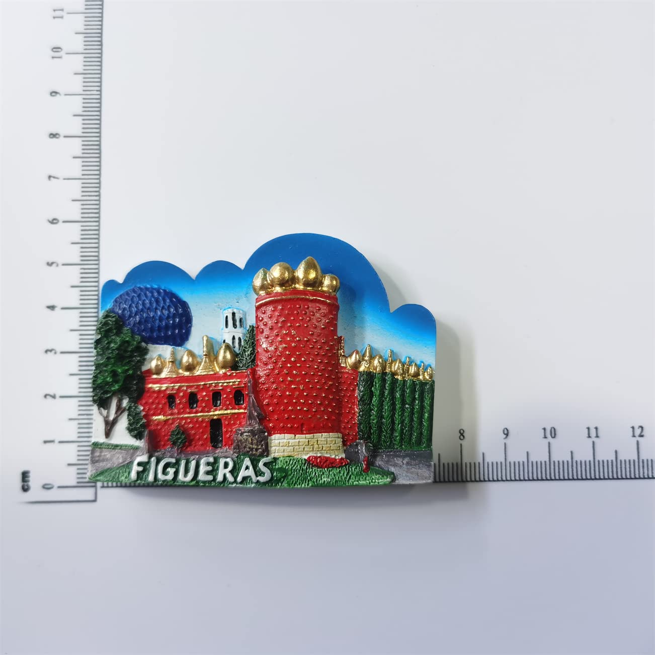 Aimant De Frigo 3D Costa Brava - Souvenir De Cadaqués Espagne, Décoration Cuisine, 7.5x5.5 Cm En Résine