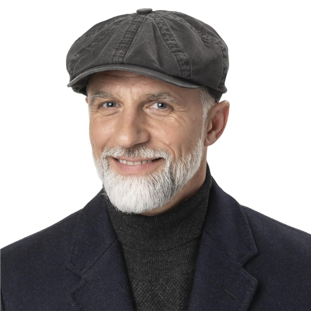 Stetson Hatteras Berretto a Palloncino Cotone Sostenuto Bio Uomo Protezione UV 40 Primavera Estate