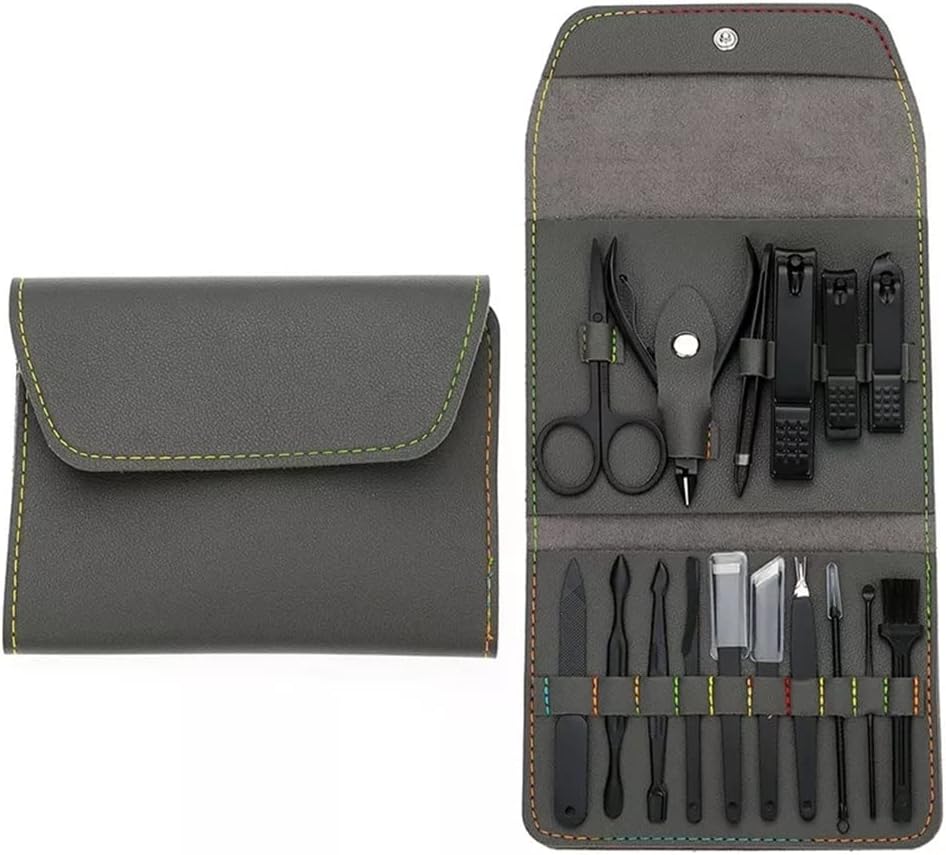Trimmer Cutte Manicure Set 16P Professional Nail Cutter Sciossors Pedicure Kit Clipper Tools Nippers