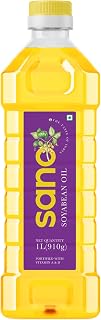 Sano Soyabean Oil 1 Ltr Pet Bottle - Pure, Natural, Nutrient-Rich Cooking Oil | Ideal for Healthy Delights in Cooking, Fry Price In India