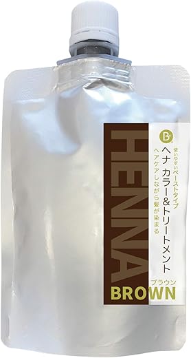 Made in Japan Organic Henna Be*cloth (Made in Japan) Be Henna Brown Color & Treatment 4.9 oz (140 g)