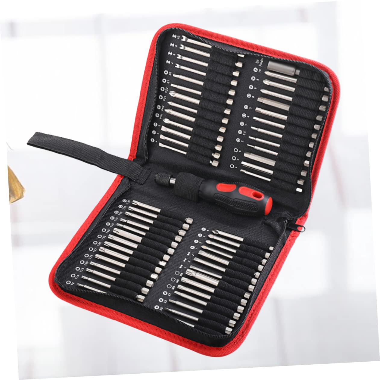 SHINEOFI Set di Punte per Avvitatore Elettronico S2 55 Pezzi | Triangolare, Esagonale, a Stella e Croce, Metallo Resistentell’usura, per Avvitatori Elettrici e Pneumatici