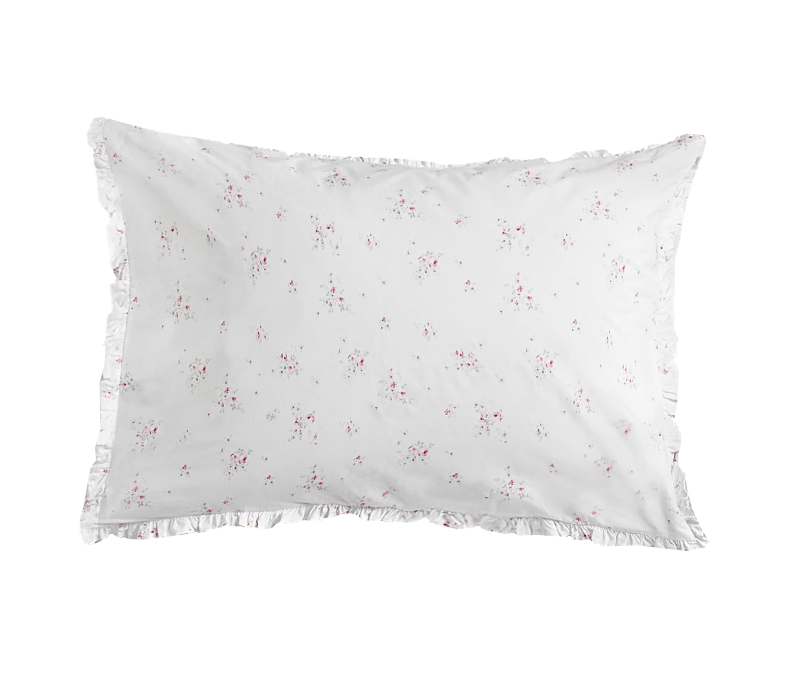 Rachel Ashwell Pink Shabby Chic Rosabelle 100% Cotton Duvet Cover Set In 180 Thread Count (Standard Pillowcases Pair: 50Cm 75Cm)