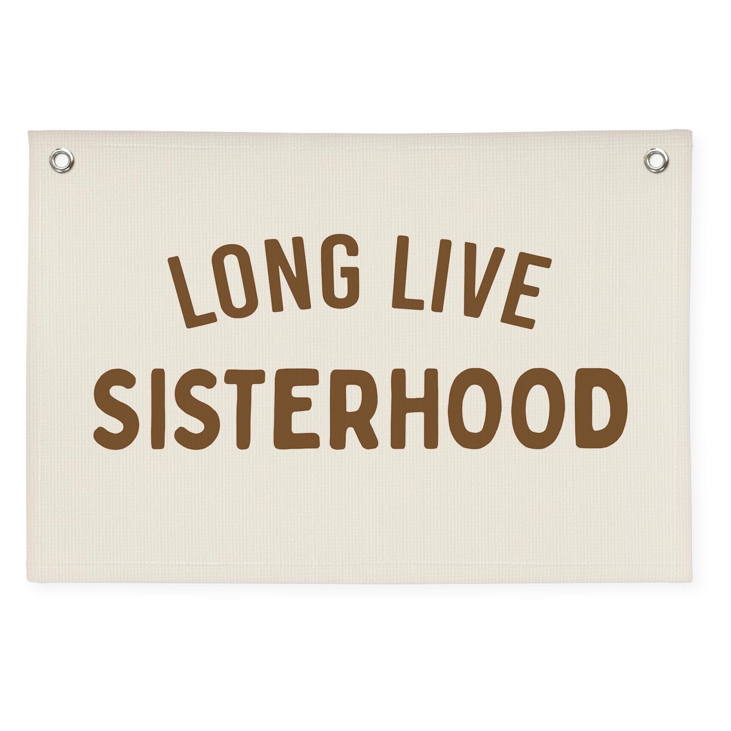 Girls Room Decor,Long Live Sisterhood Canvas Banner,Nursery Playroom Wall Decor for Girls Bedroom Toddler Decorations Teen Girls Room Decor,Twins Bedroom Decor Flag Canvas Banner 30x20 Inch