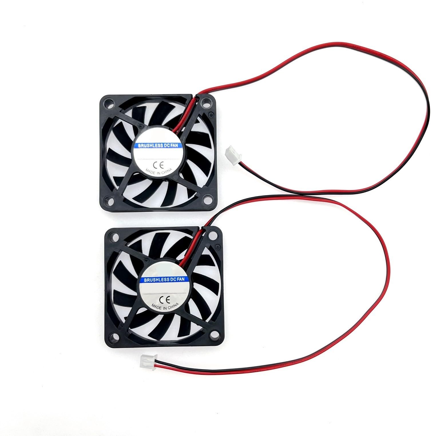 Amazon.co.jp: JZK 2個 60 x 60 x 10mm 2ピン DC 12V ミニサイレント