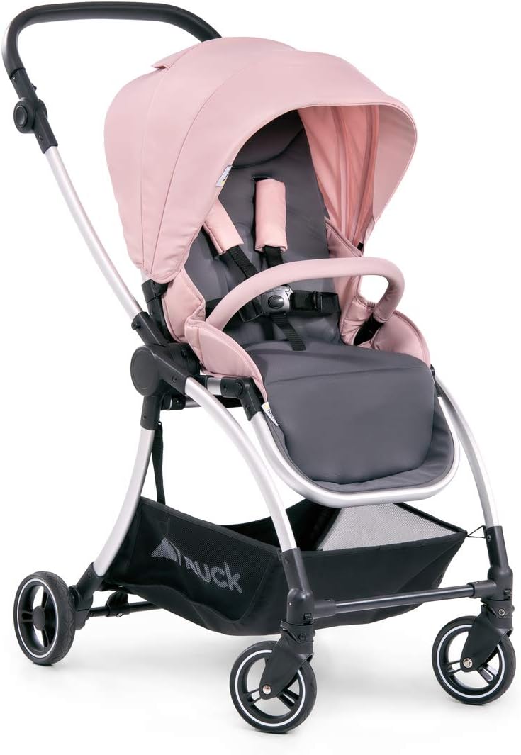 Hauck Eagle 4S Lightweight Stroller,Pink Grey,0-3 Years, Up To 25Kg,Height Adjustable,Ultra Light