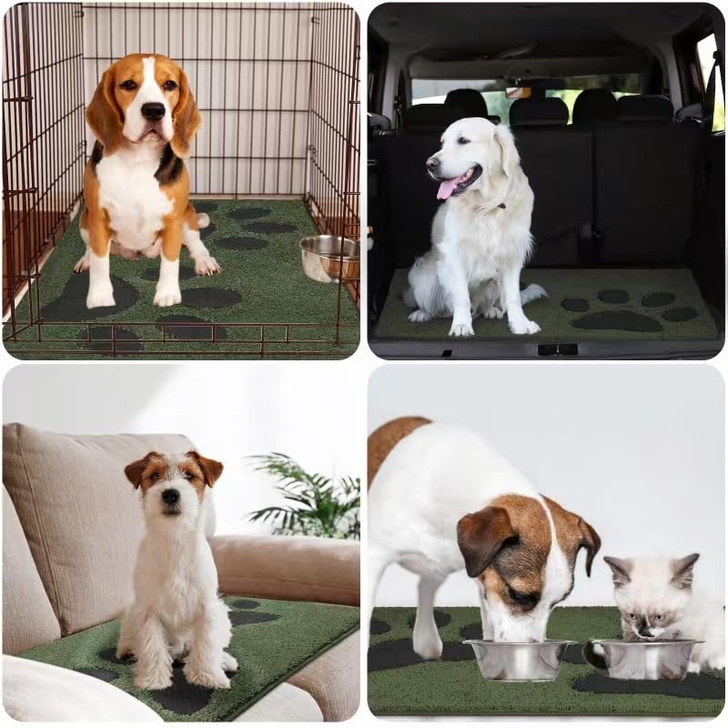 FCSDETAIL Dirt Trapper Indoor Door Mat 60 x 90 cm, Machine Washable Entrance Rug, Super Absorbent Dog Doormat - Image 4