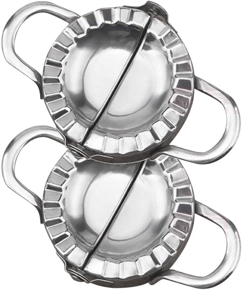 2 Piece Pack Dumpling Maker Mould Stainless Steel Momos Mould