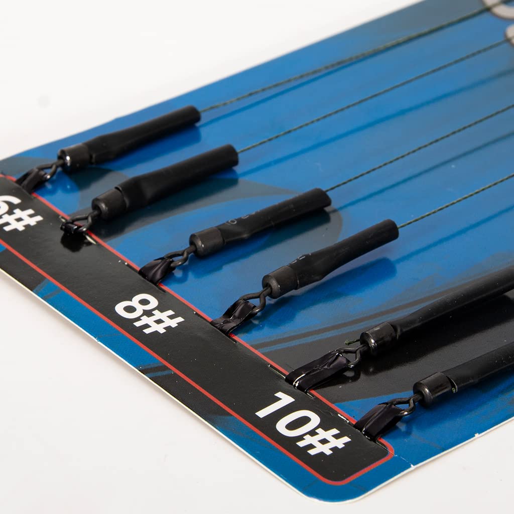 Carp Fishing Hair Rigs con ganci curvi e arresti multiuso per