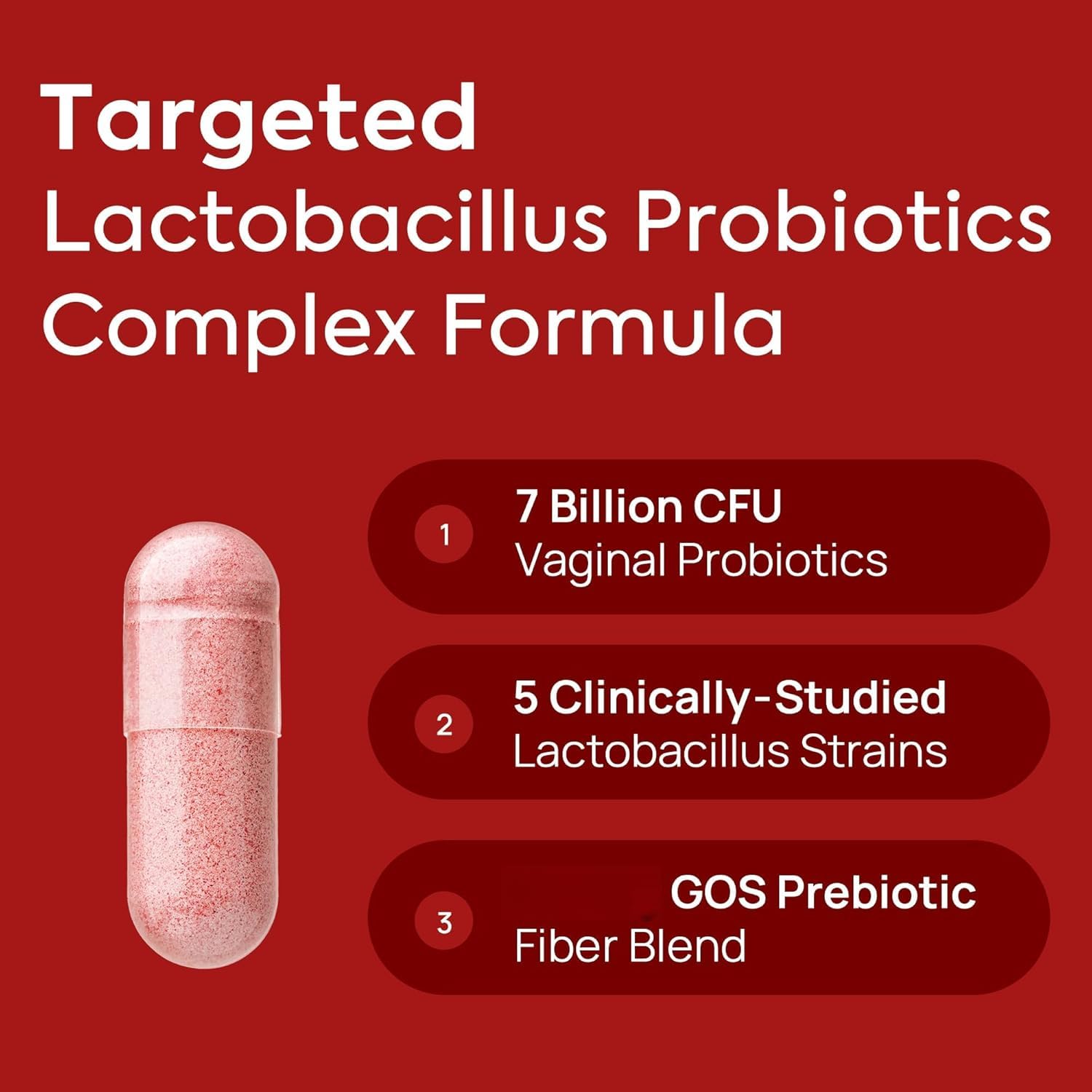 (2 pièces) Complexe probiotique pour femmes - Contient des prébiotiques
