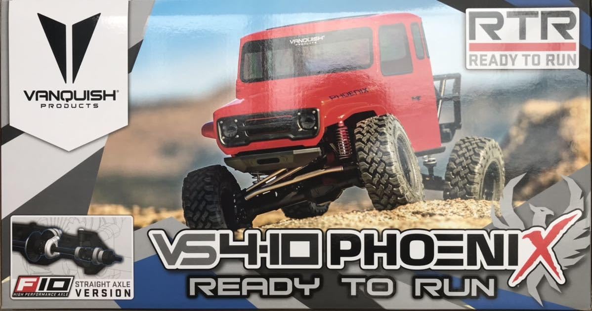 Amazon.co.jp: VS4-10 PHOENIX ストレートアクスル 赤 RTR 完成品フル