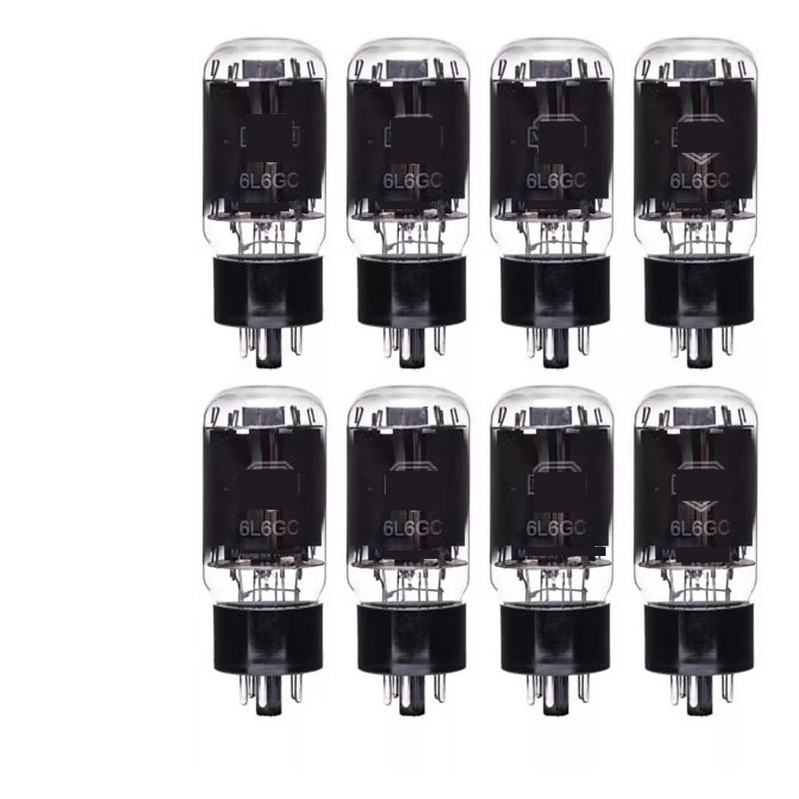 8 Pcs 6L6GC 6L6 Current Matched Octet (8) Vacuum Tubes -
