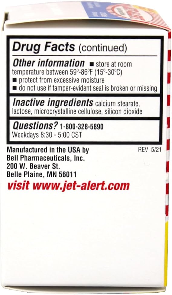 Jet-Alert 100 MG Each Caffeine Tab 120 Count (Pack of 4)
