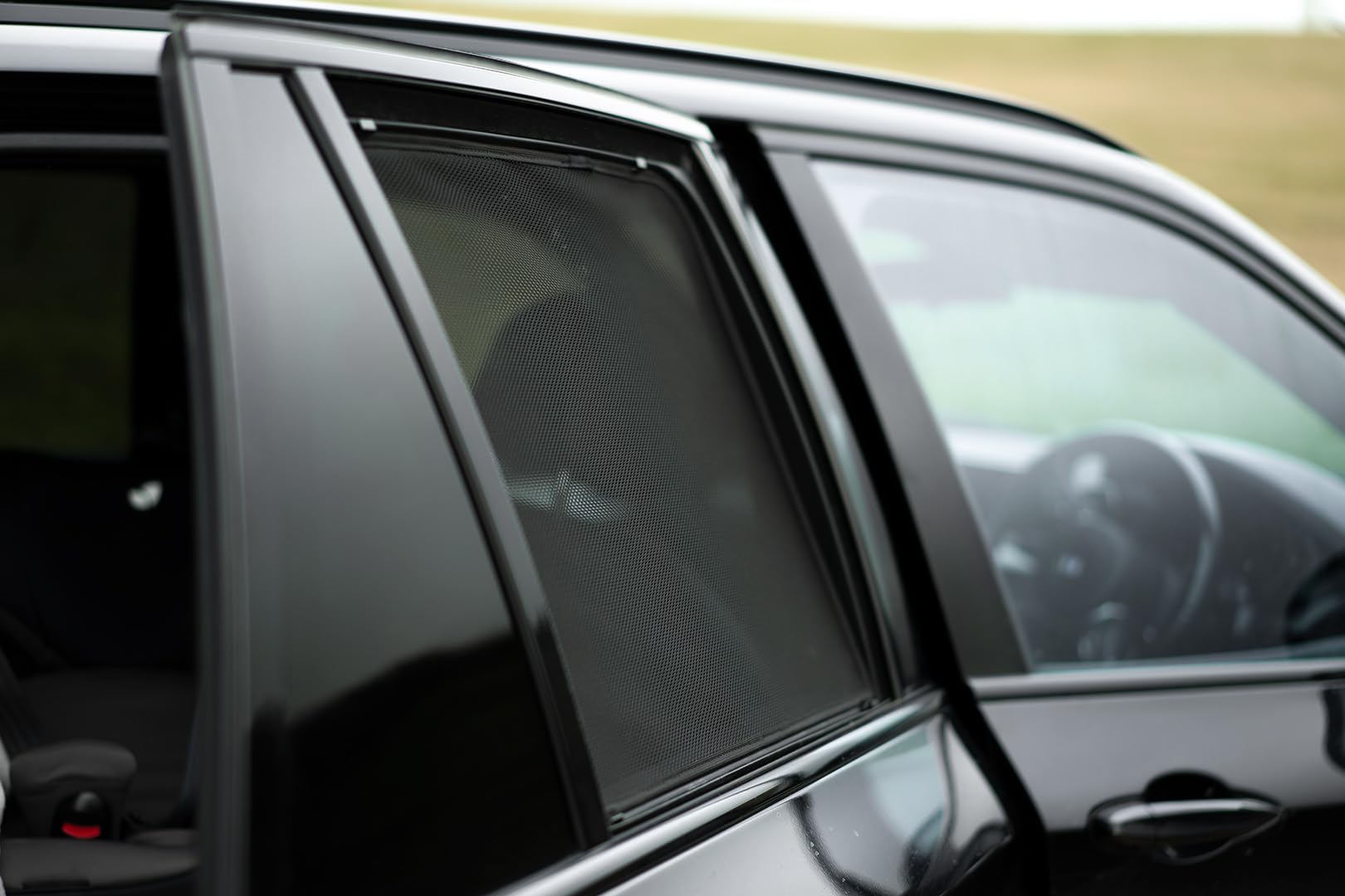 CAR SHADES Set (Porte Laterali Posteriori) Compatibile con BMW X5 (F15) 2013-2018 (4-Parti) Tendine Parasole su Misura