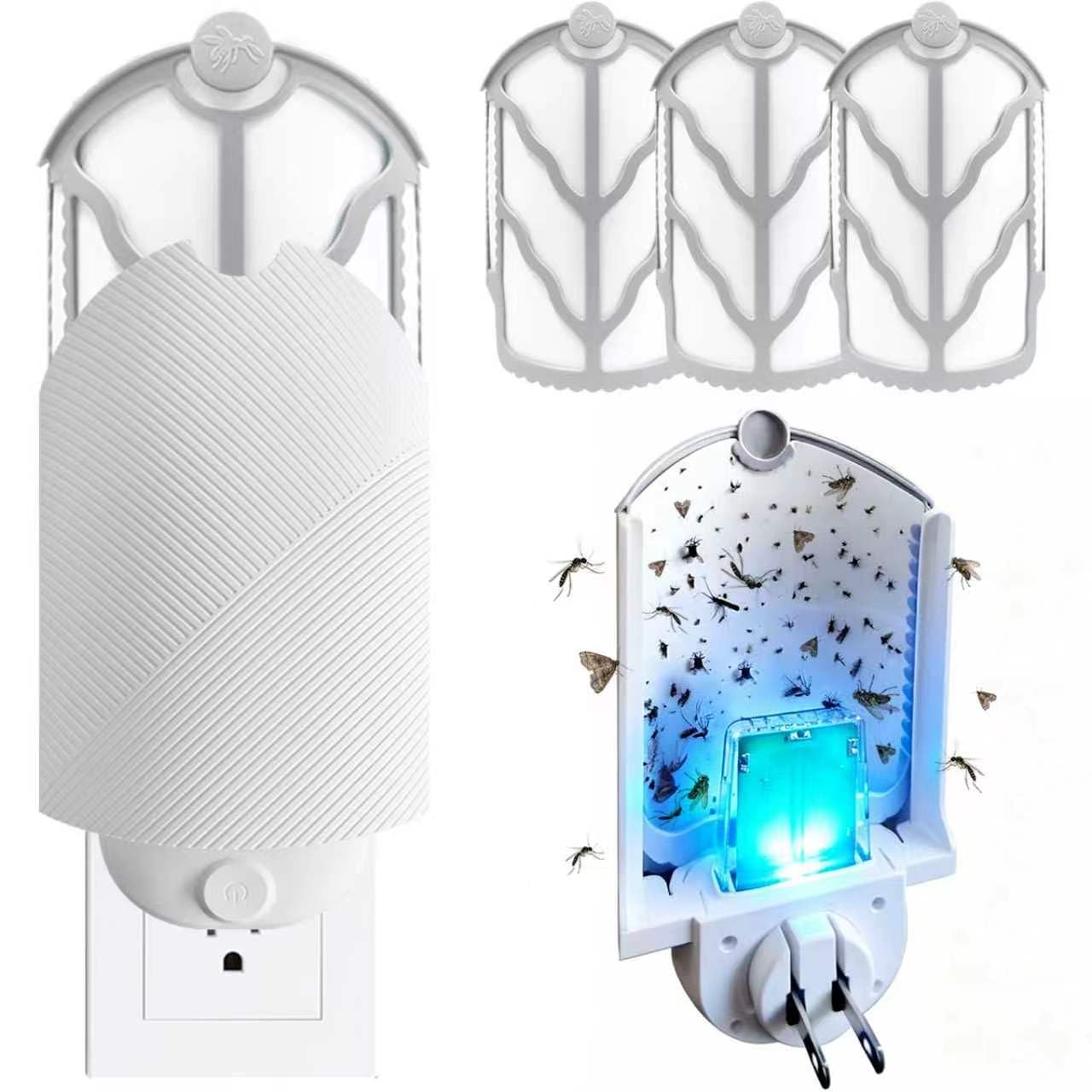 Attrape-insectes d'intérieur avec lumière UV pour protéger la maison