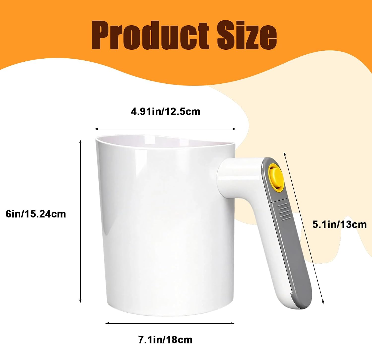 Handheld Electric Flour Sifter, Battery-Powered Flour Sifter with Stainless Steel Mesh, for Baking, Pastry Making & Cooking