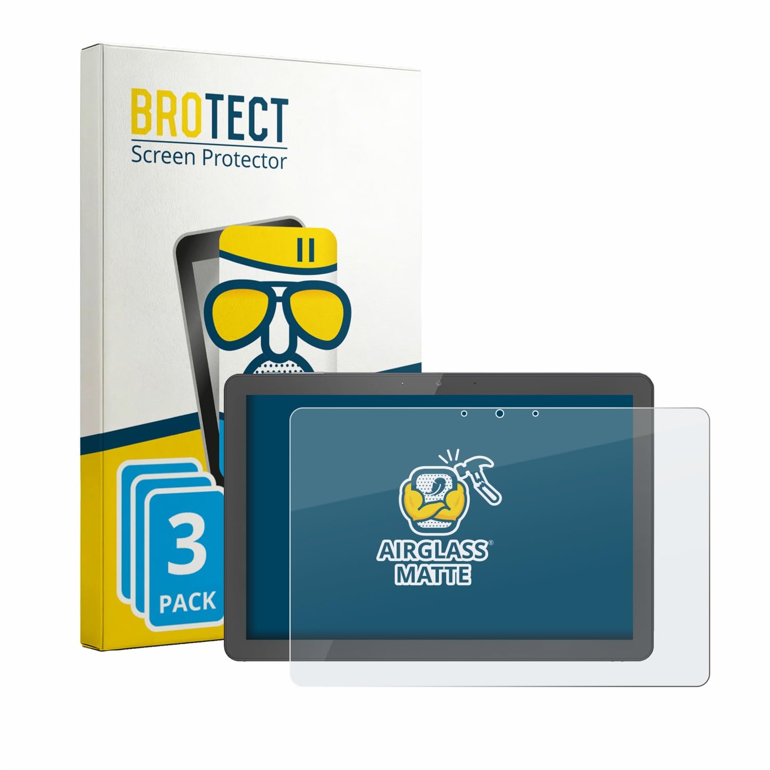 BROTECT Protector Pantalla Mate Cristal para Awow Aibook 11 (3 Unidades) Protección Anti-Reflejos