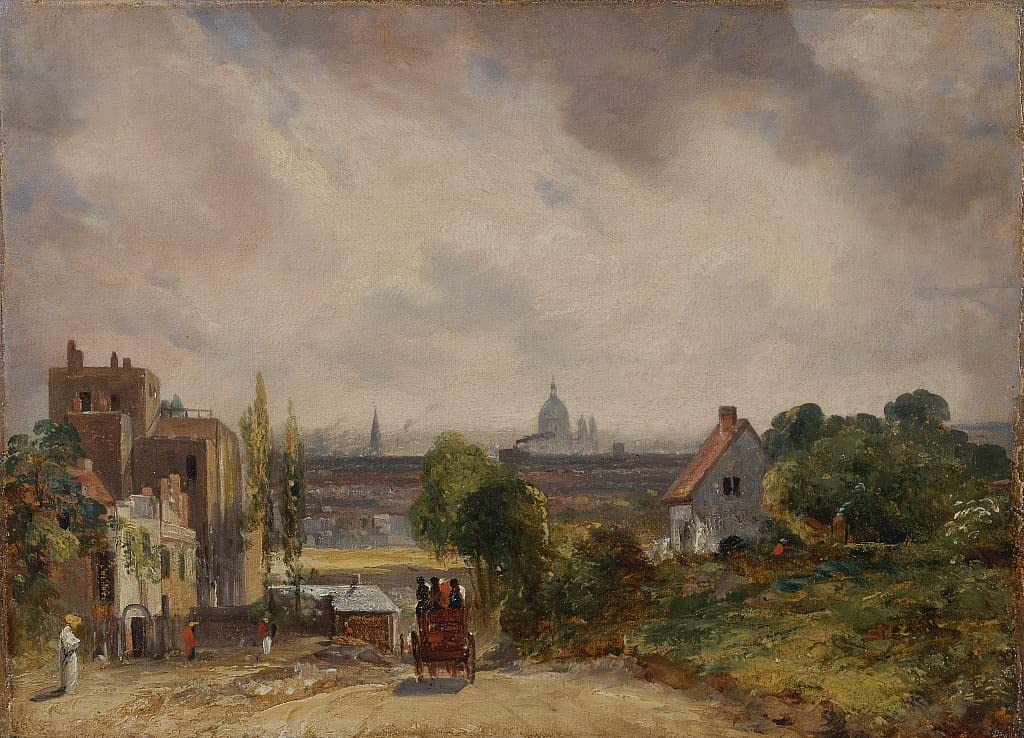 Tableau toile John Constable Hampstead pour décoration murale salon - 5