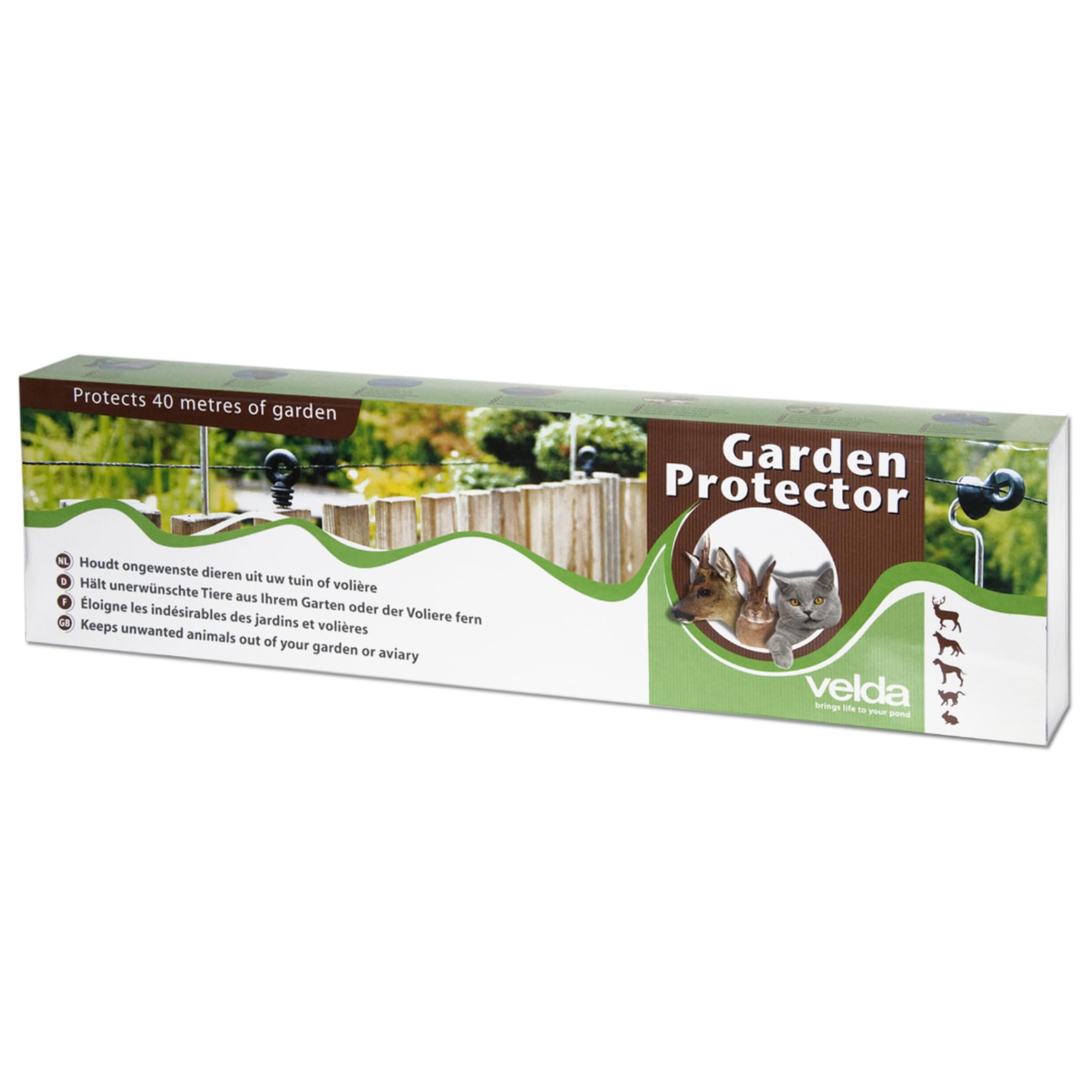 Velda Garden Protector Elektrozaun Set – 40 Meter Komplettset Zur Kleintierabwehr Für Garten & Teich
