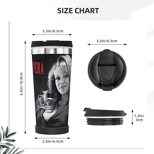 Miniatura 4 de Jenni Music And Rivera - Vaso térmico de acero inoxidable con aislamiento al vacío para exteriores