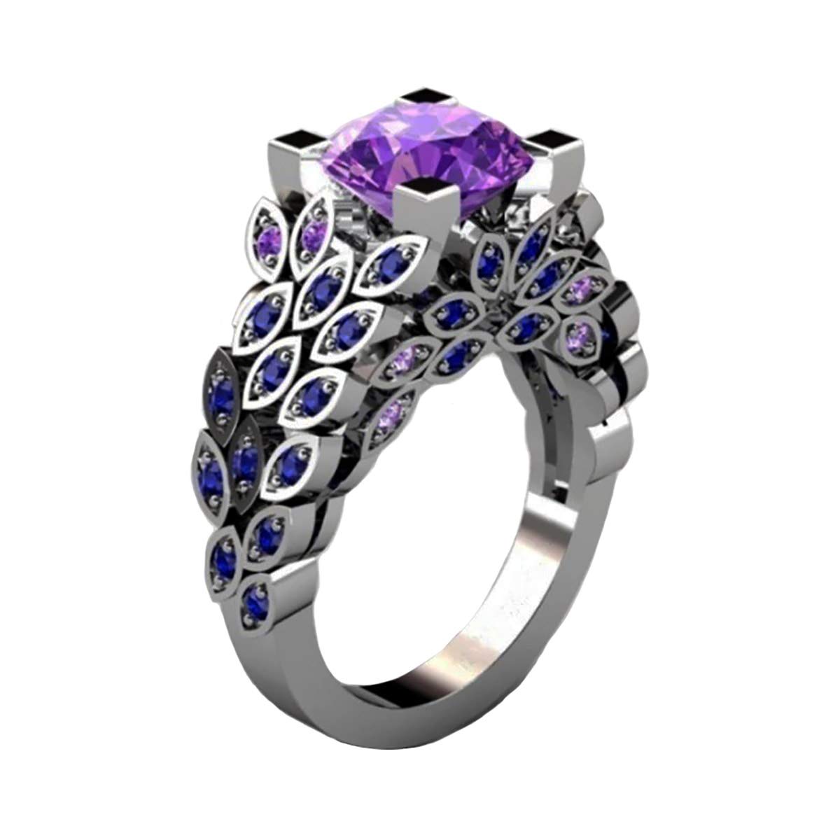 RUVEERoyal Rajputana Swarovski Crystals Designer Ring for Women & Girls
