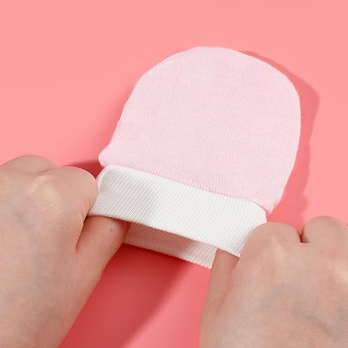 Miniatura 3 de ONESING 6-20 pares de guantes de bebé sin arañazos 0-6 meses, guantes esenciales para bebés recién nacidos, niños y niñas