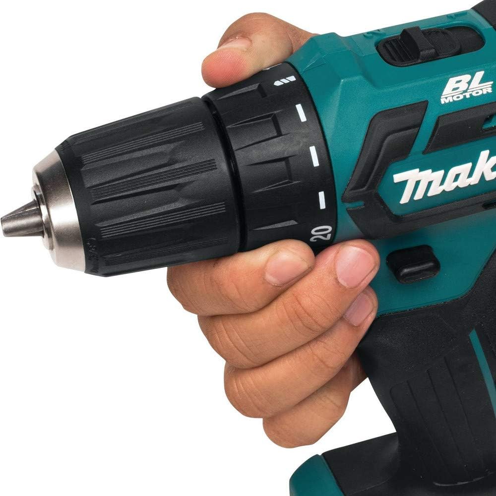 Makita FD07R1 12V MAX CXT Lithium-Ion Brushless Cordless Driver-Drill Kit, 3/8"