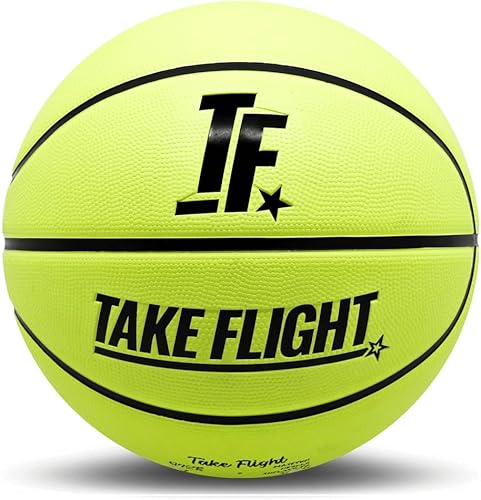 Miniatura 7 de TAKE Flight Baloncesto, Agarre Avanzado de Alto Rendimiento, Baloncesto Oficial Caballeros negros,CLASSIC PRO,Azul real,ROSA FLAMINGO,Lightning