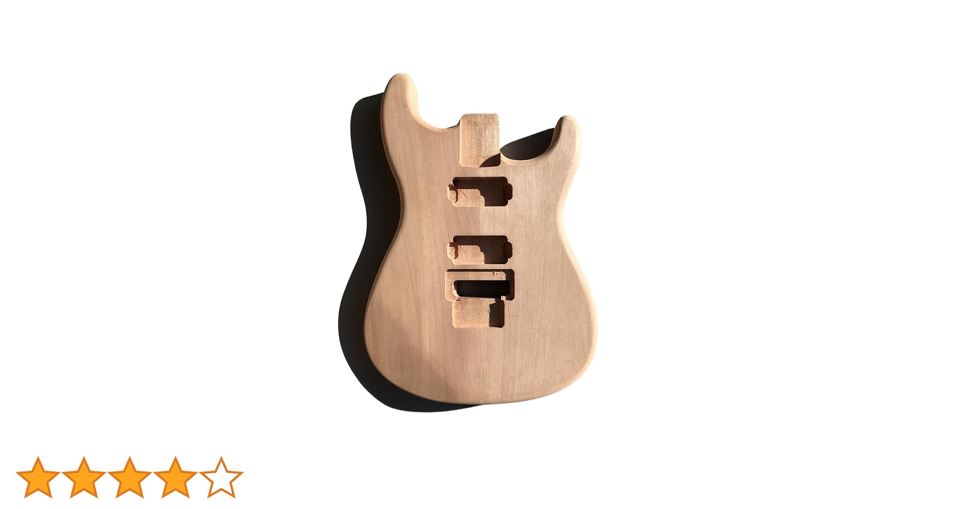 ギターボディ 未完成のギターボディポプラウッド交換STエレキギターボディ