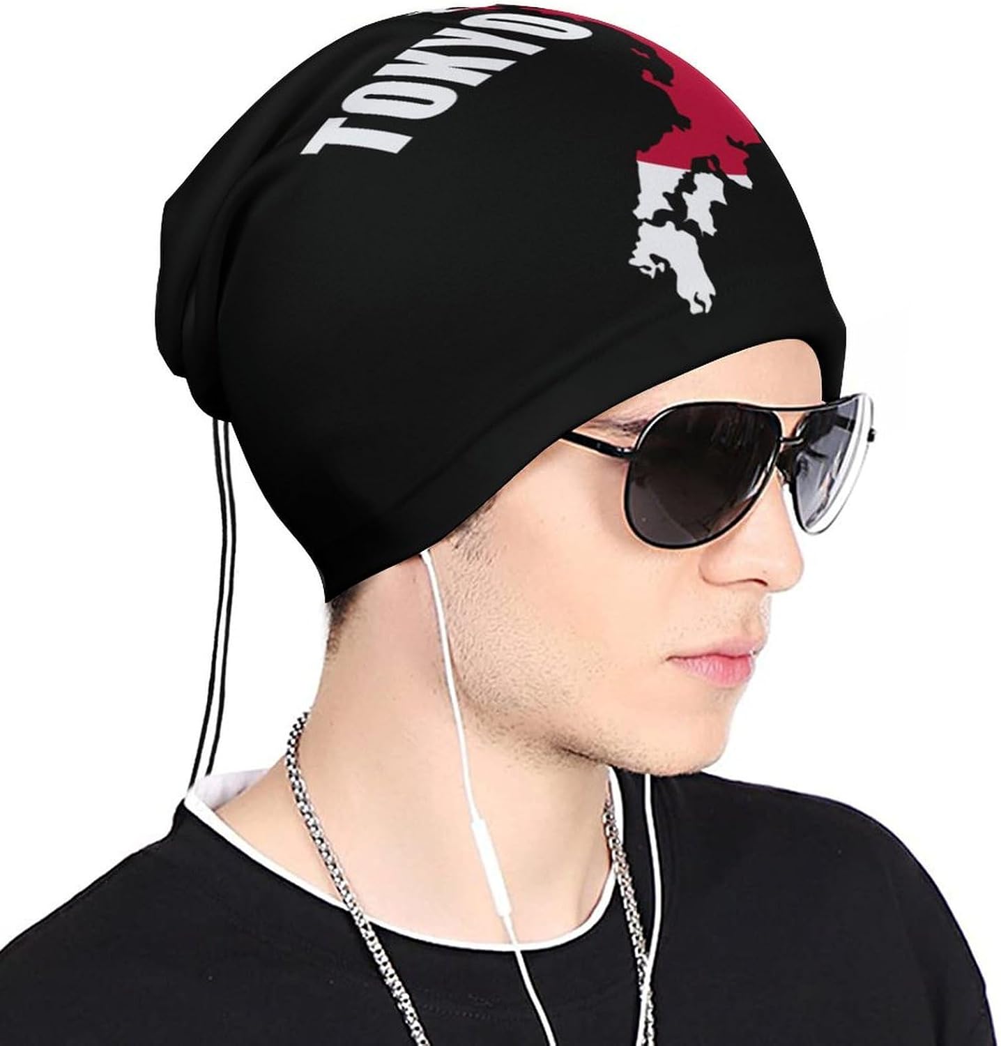 Japan Map Tokyo Japanese Flag Unisex Neck Gaiter Face Scarf Cover Sun Hoods for Outdoor Hiking Skiing