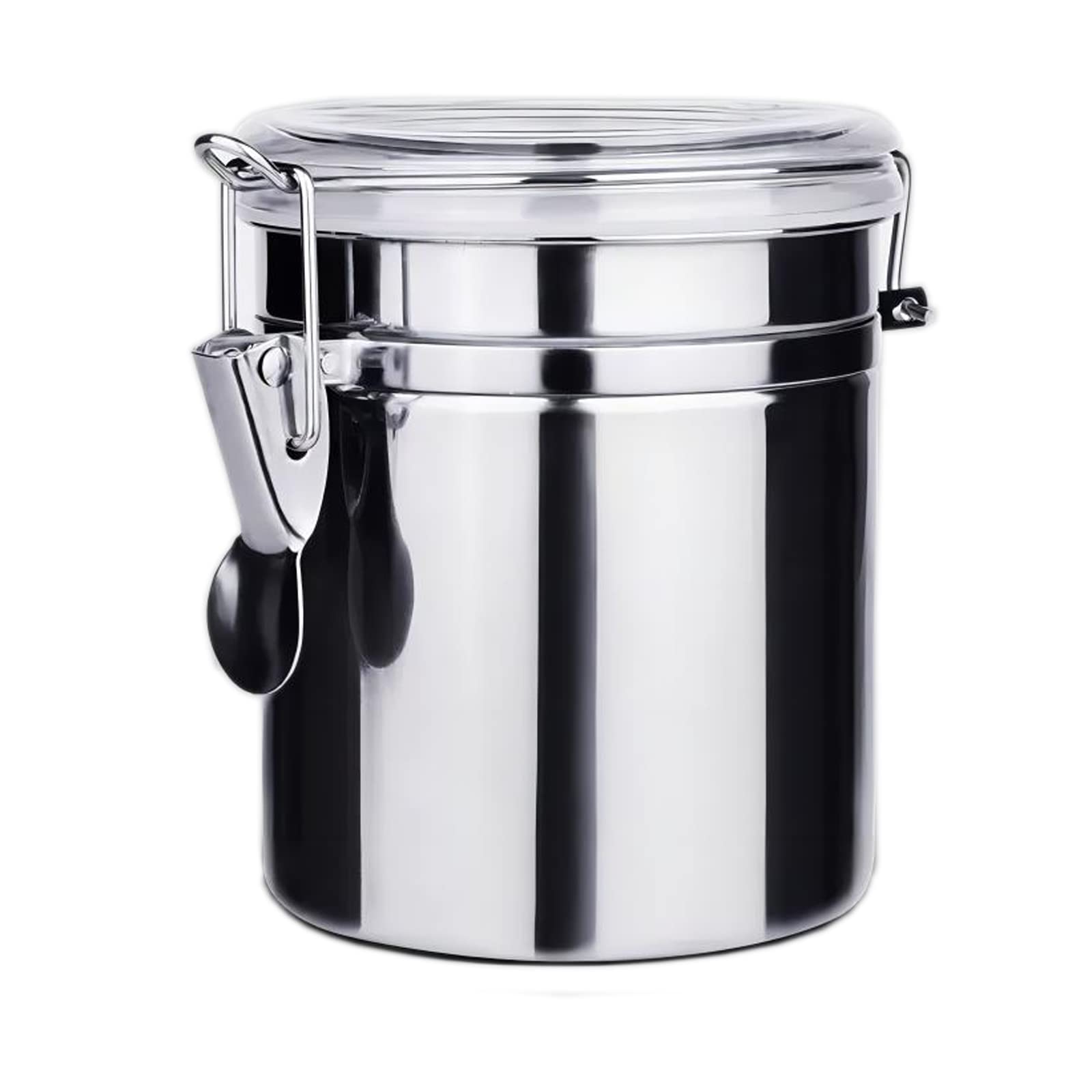 Toolzia Airtight Coffee Bean Storage Container Canister, Coffee Storage Vacuum Sealed Container Stackable Tea Coffee Sugar Canisters For Coffee,Tea,Nuts And Powders,35.2Oz/1L